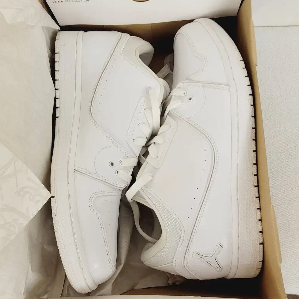 Jordan 1 Flight 2 Low white size 12 mens sneakers